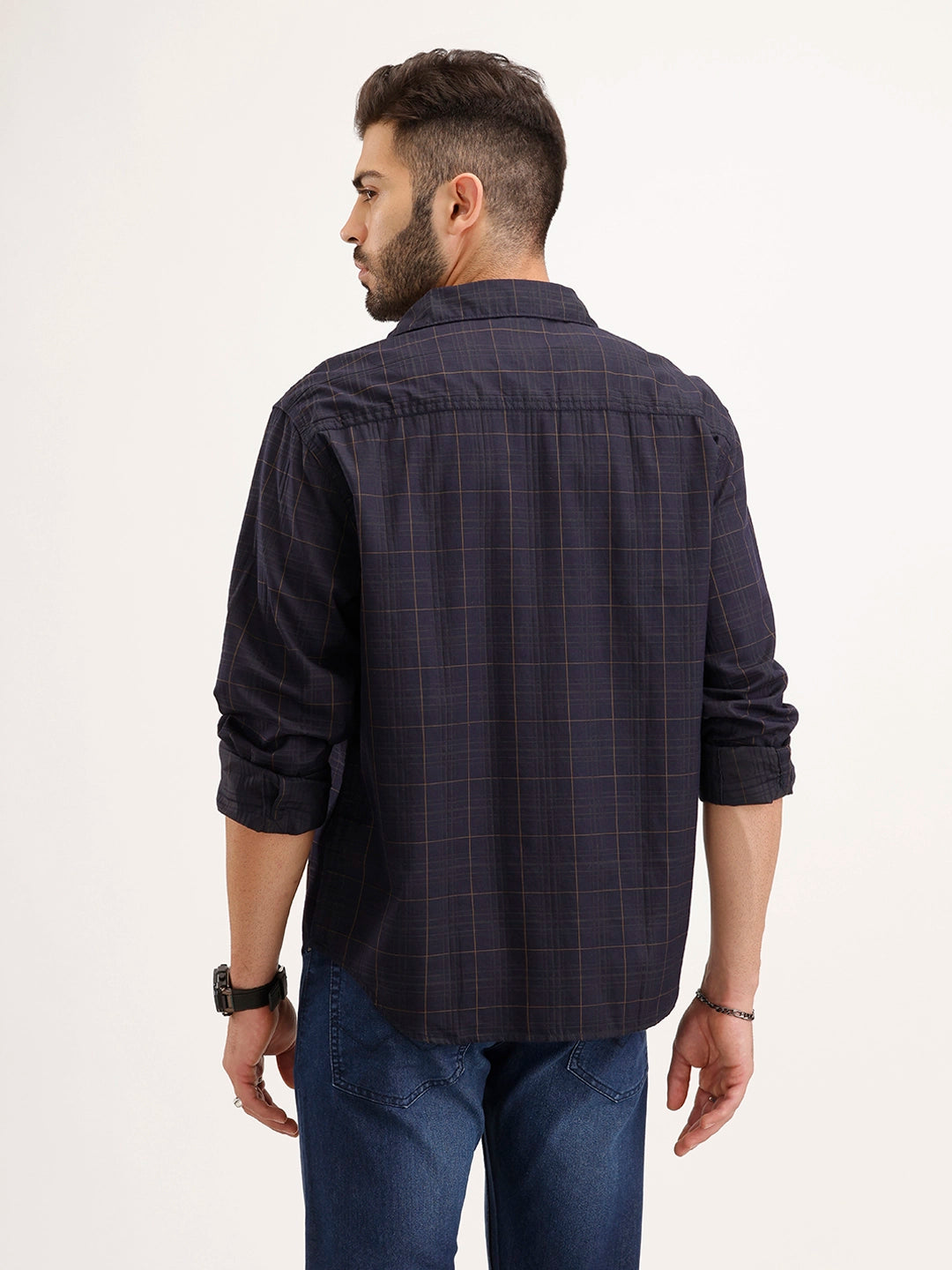 Comfort Fit Double Pocket Shirt | Blue
