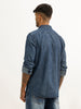 Washed Regular Fit Denim Shirt | Blue