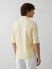 Solid Slim Fit Full Sleeve Shirt | Yellow