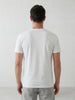 Distressed Graphic Slim Fit T-Shirt | Off White