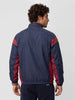 Contrast Side Pannel Zipper Jacket | Navy Blue
