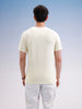 Slim Fit Textured T-Shirt  | Yellow