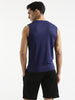 Striped Sleeveless Active T-Shirt