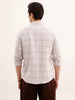 Regular Fit Double Pocket Checkered Shirt | Pink