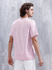 Men’s Casual Regular Fit Graphic T-Shirt | Pink
