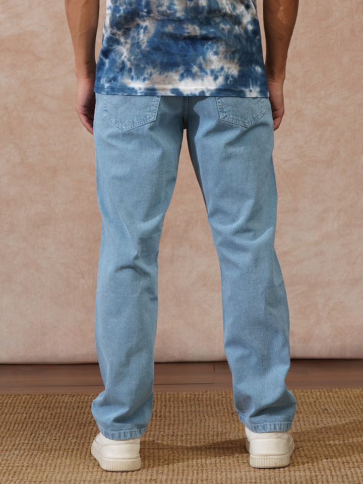 Heavy Fade Relaxed Fit Jeans | Blue