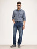 Regular Fit Double Pocket Shirt | Blue