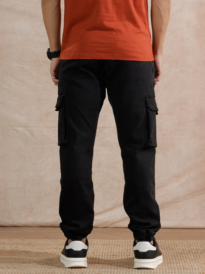 Casual Straight Fit Jogger | Black