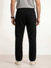 Washed Relaxed Fit Jogger | Black