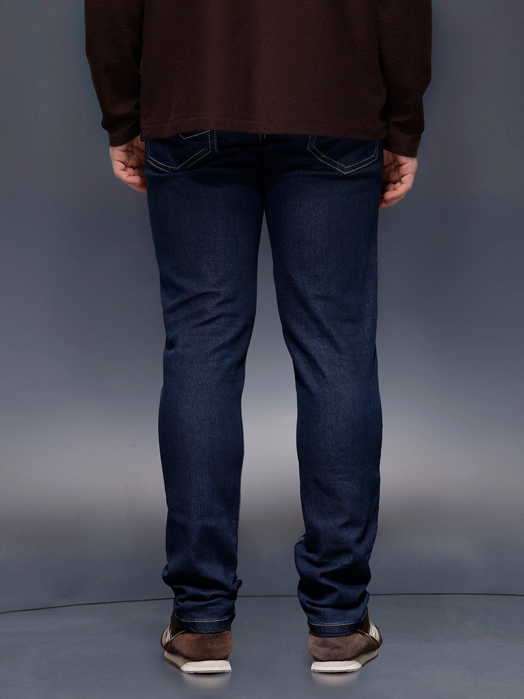 Men's Casual Slim Fit Jeans   |  Dark Blue