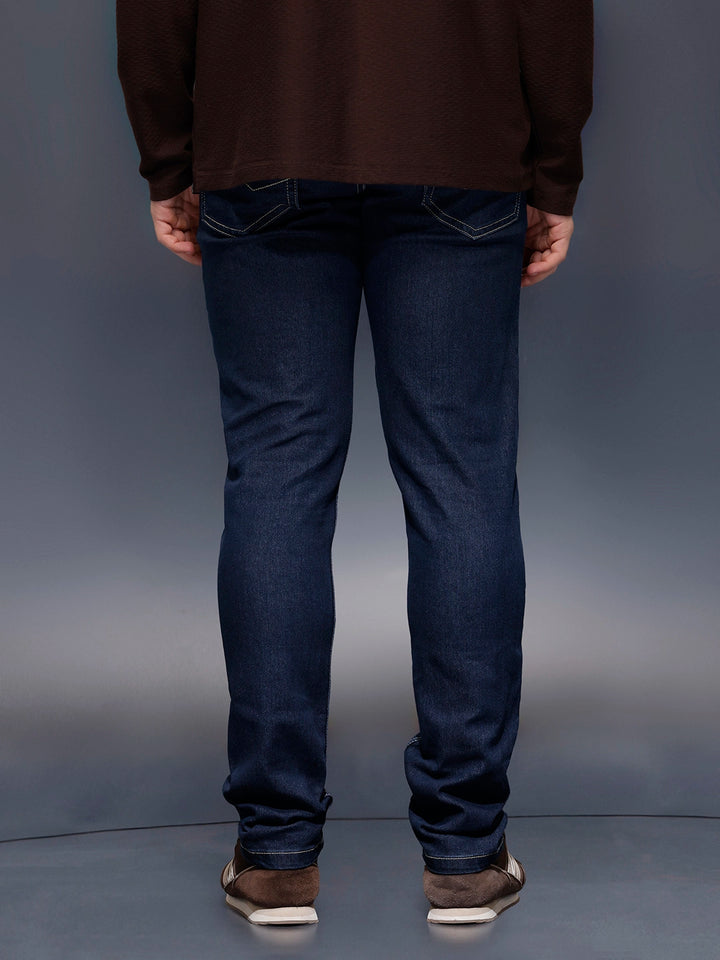 Men's Casual Slim Fit Jeans   |  Dark Blue