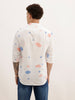 Regular Fit AOP Full Sleeve Shirt | White | WOSH0438M