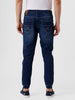 Blue Drawstring Denim Jean Jogger