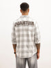 Slim Fit Placement Printed Shirt | Grey | WSH01FSSL7112W