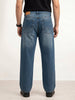 Loose Fit Denim Jeans | Blue