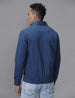 Blue Sway High Neck Jacket