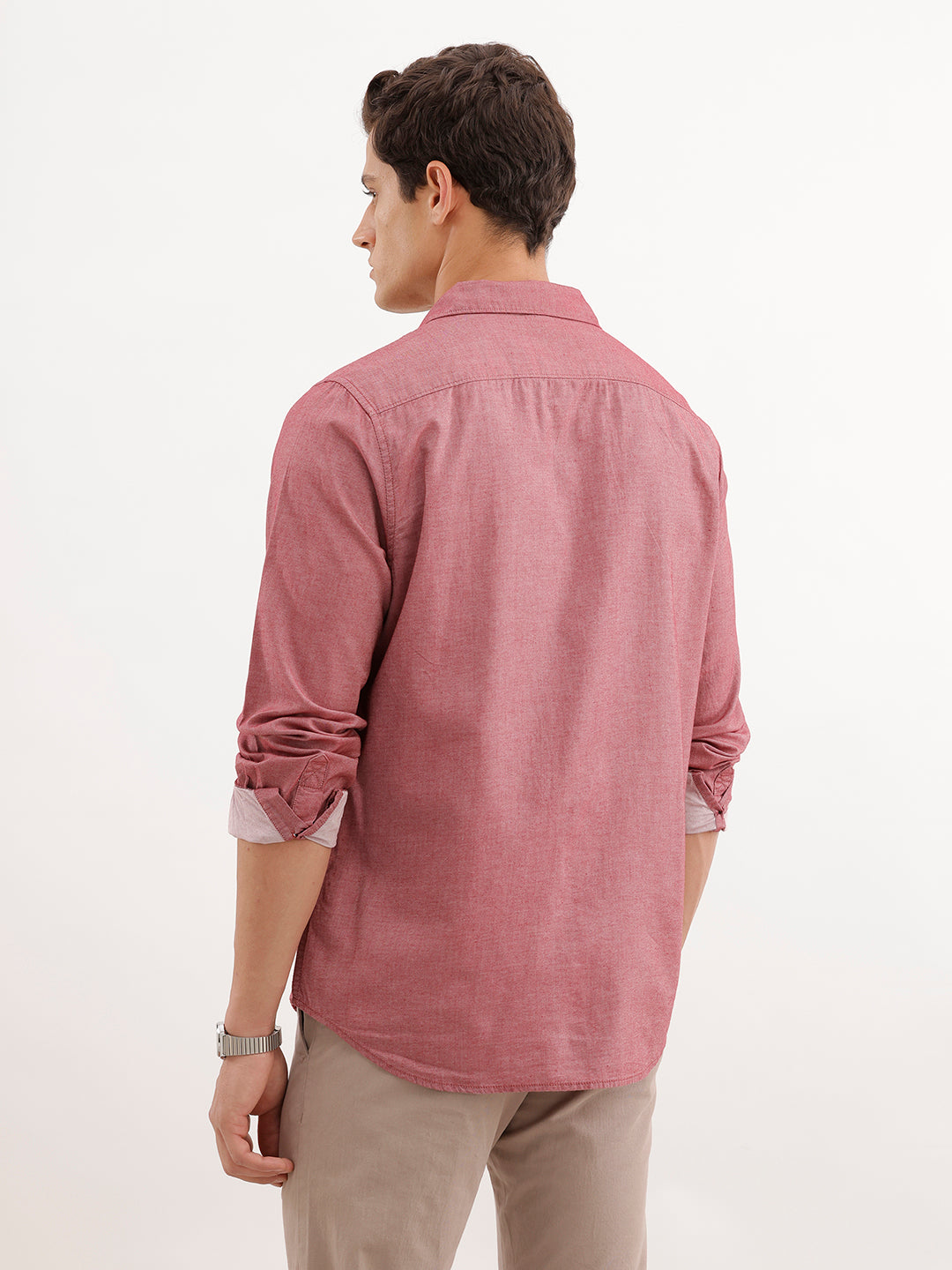 Classic Regular Fit Shirt  | Maroon