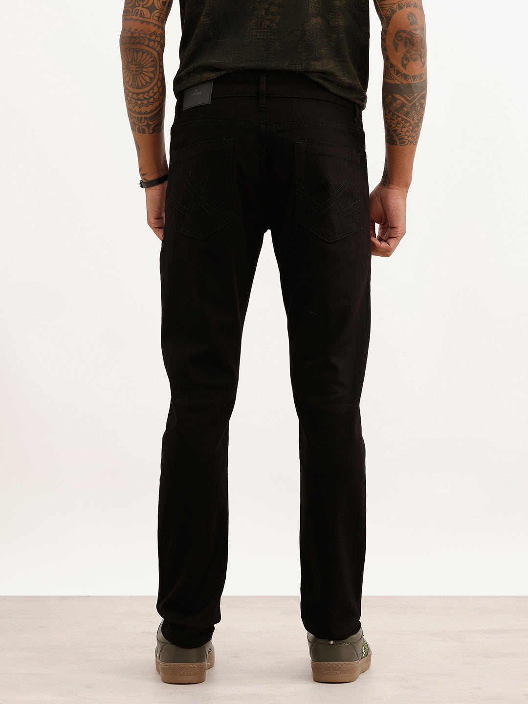 Solid Slim Fit Denim Jeans | Black | WJN0200SL2260S