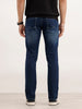 Slim Fit Faded Denim Jeans  | Blue