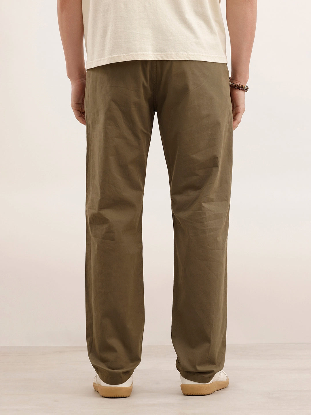 Anti Fit Solid Trouser | Olive