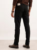 Solid Slim Fit Denim Jeans | Black | WUJN2857MF