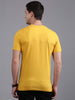 Wrogn Logo Printed Yellow T-Shirt