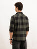 Regular Fit Full Sleeve Checkered Shirt | Green