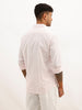 Solid Slim Fit Full Sleeve Shirt | Pink
