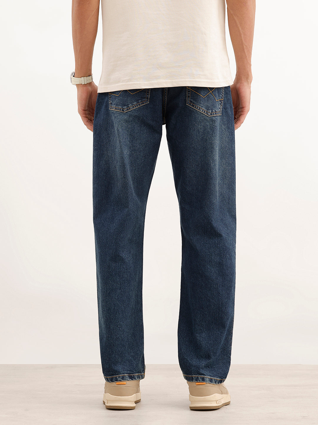 Faded Anti Fit Denim Jeans | Blue