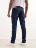Solid Slim Fit Denim Jeans | Dark Blue