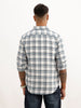 Regular Fit Checkered Shirt | White