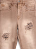 Distressed Apex Brown Jeans