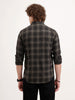 Slim Fit Checkered Shirt | Black