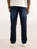 Faded Slim Fit Denim Jeans | Dark Blue