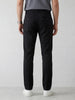 Straight Fit Solid Trouser | Black