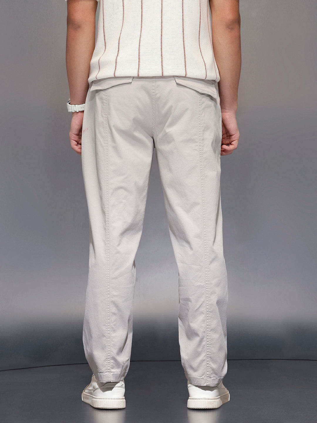 Men’s casual loose fit trouser | Grey