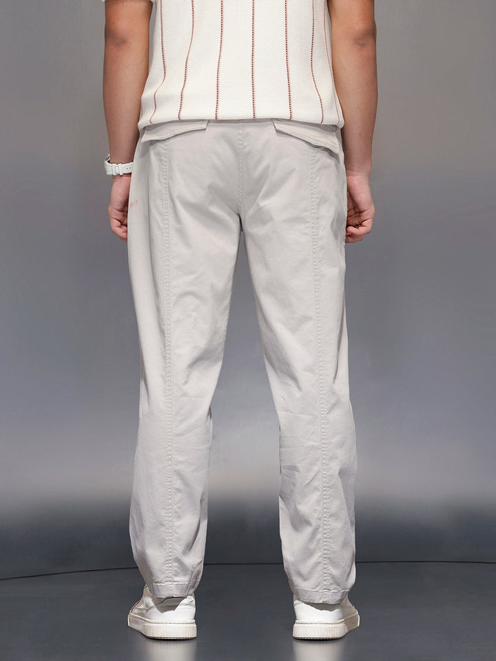 Men’s casual loose fit trouser | Grey