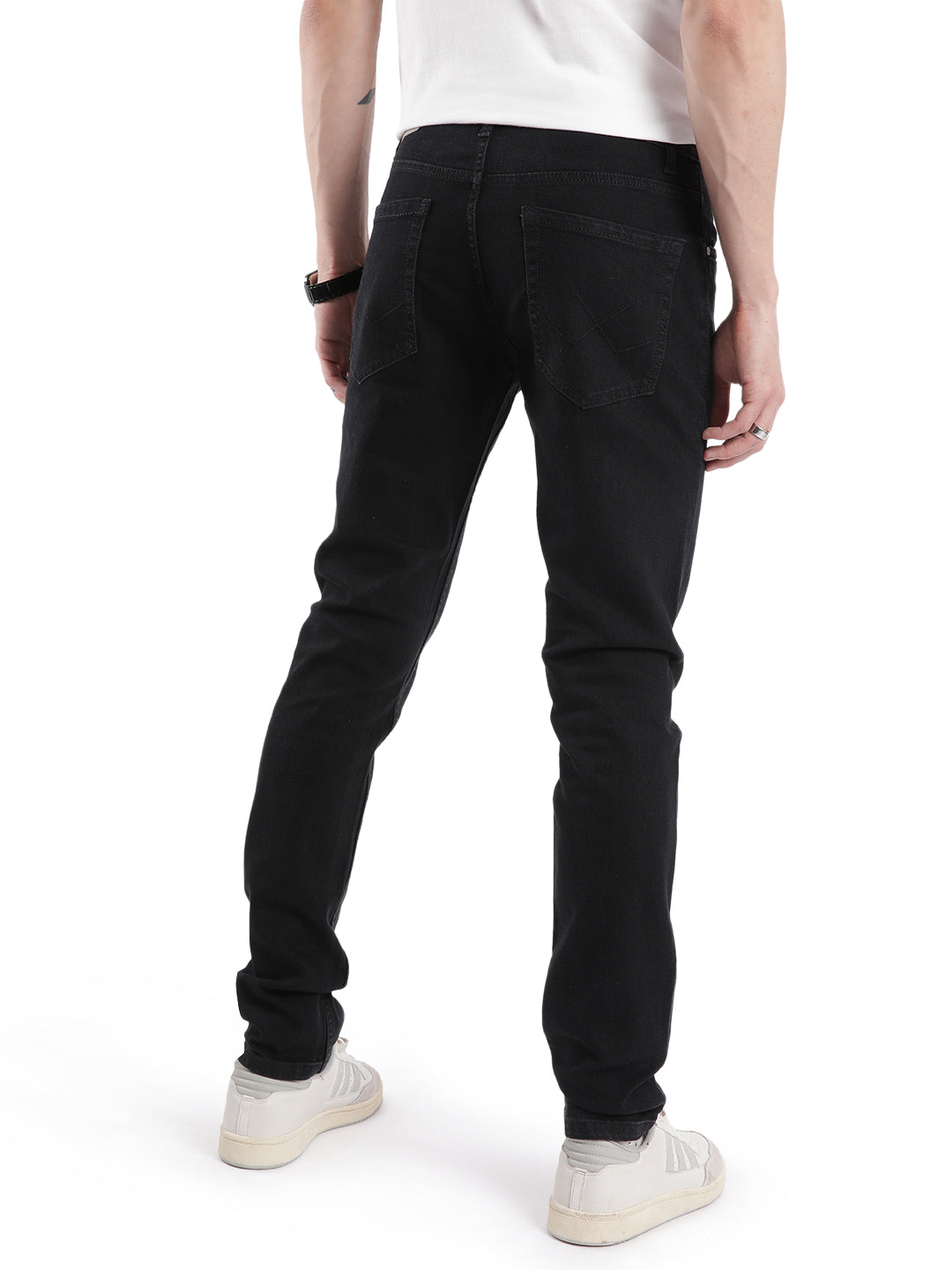 Midnight Black Slim Fit Denim Jeans