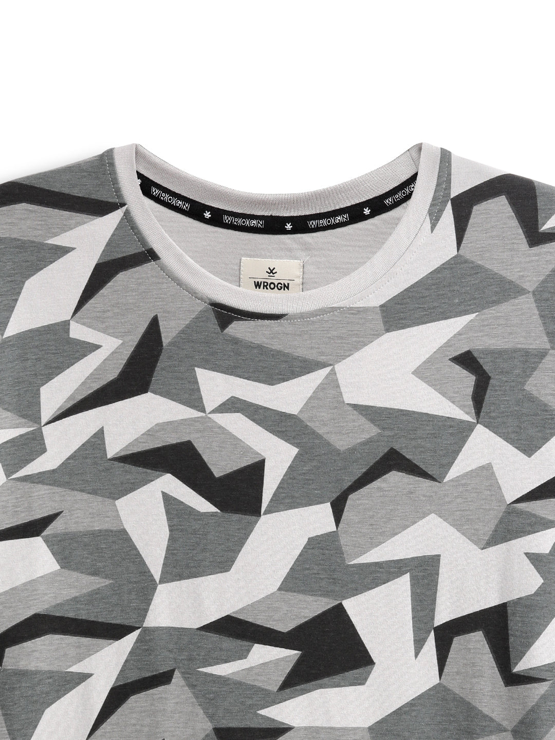 Abstract Shapes Printed T-Shirt