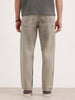 Loose Fit Pleated Denim Jeans | Grey