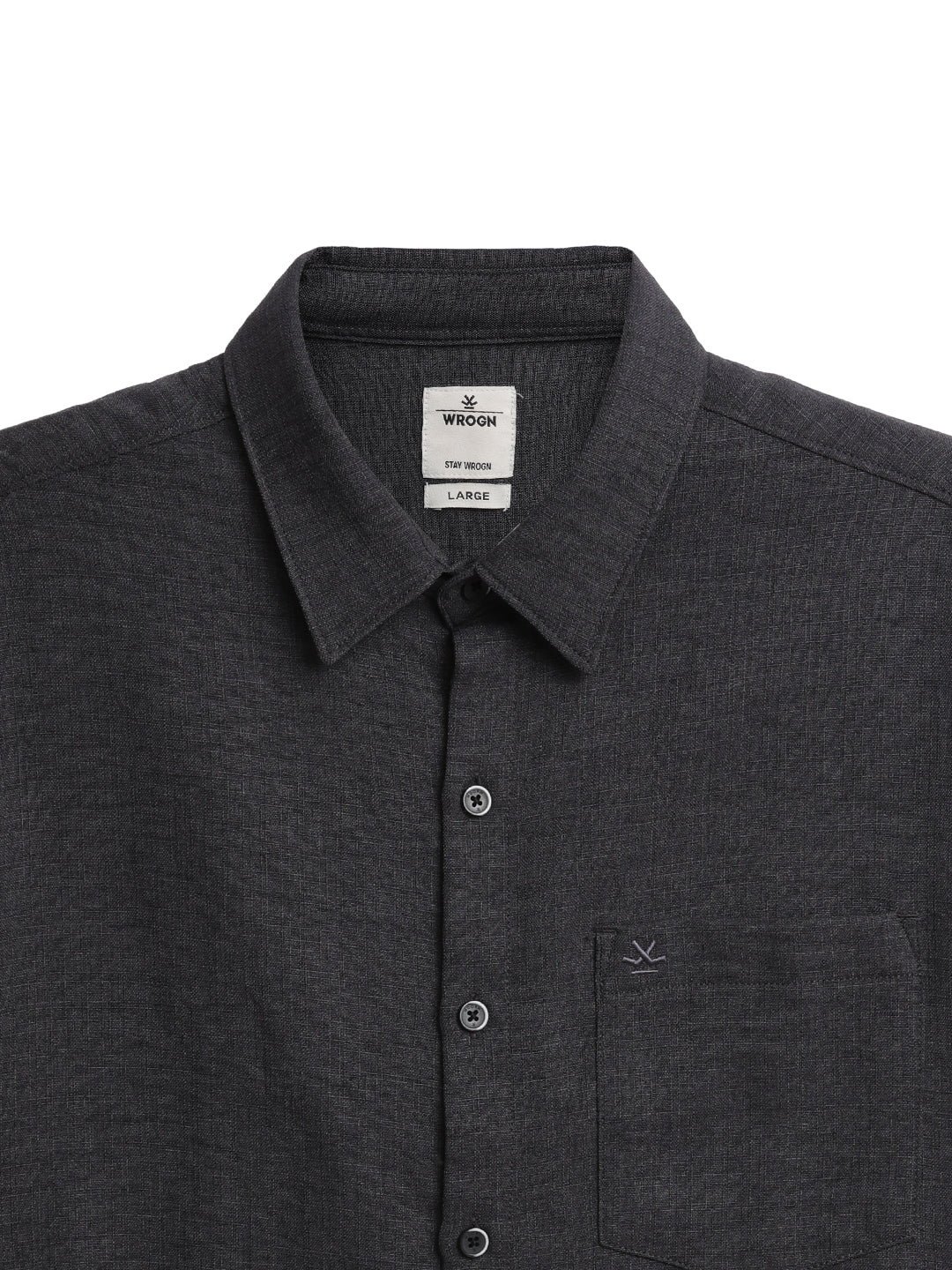 Charcoal Grey Short Sleeve Shirt