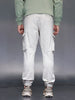 Men's straight fit trouser with cargo pockets | Grey