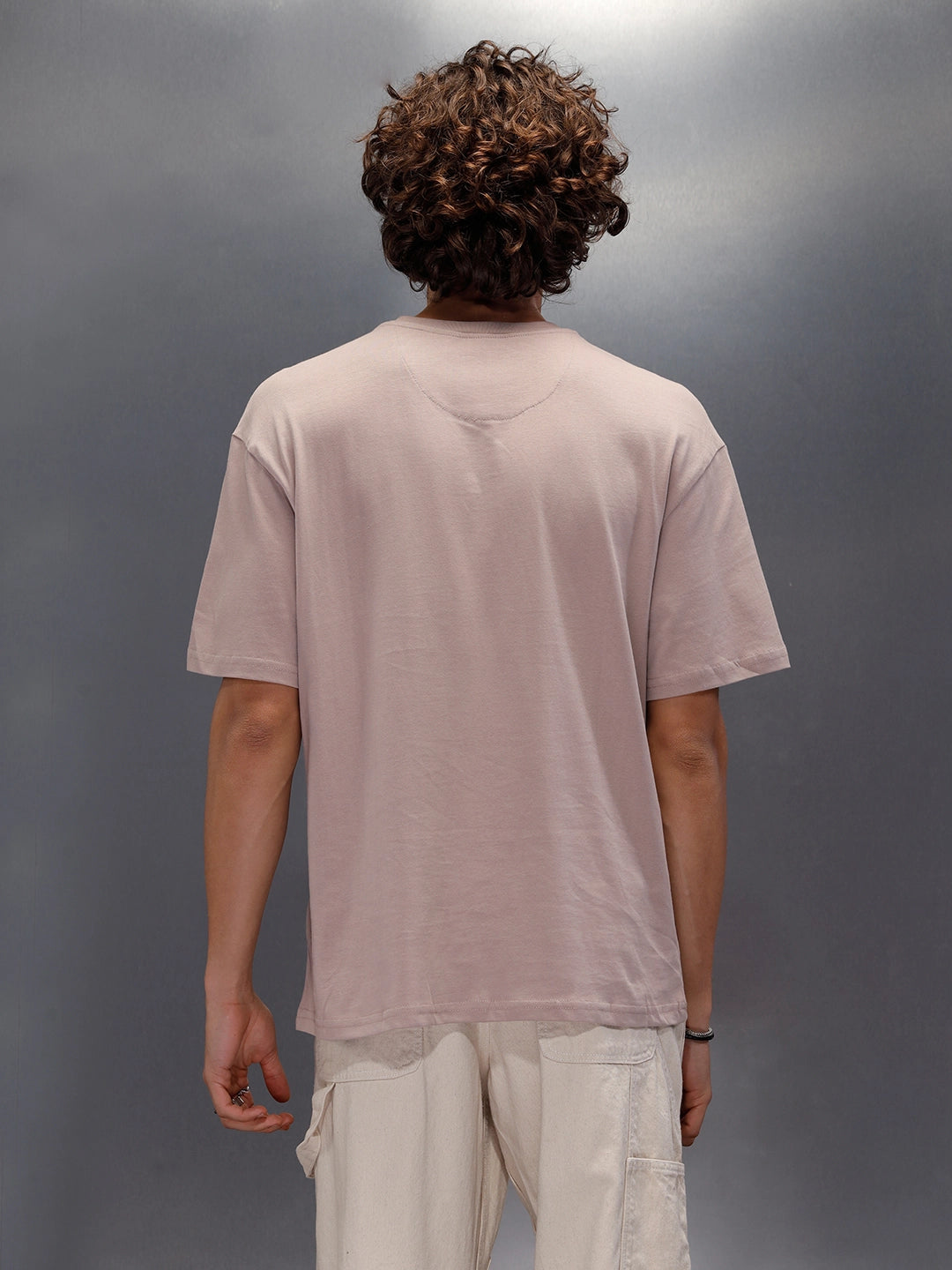 Crew Neck Oversized Fit Graphic Printed T-Shirt | Etherea