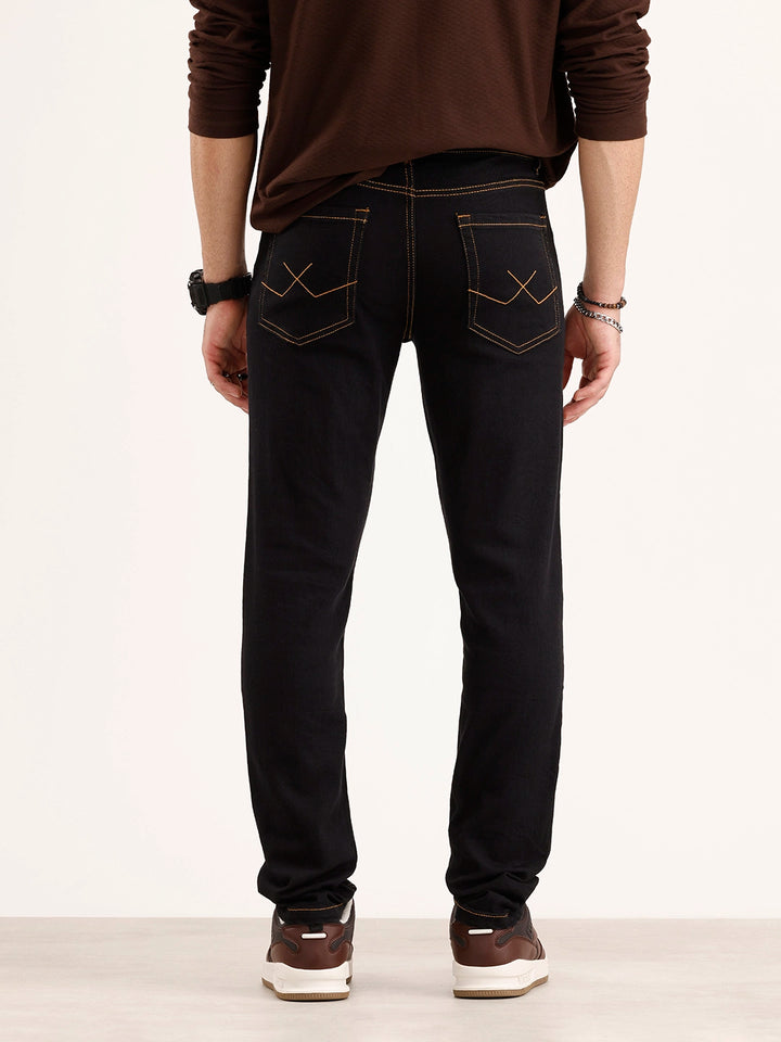 Slim Fit Denim Jeans | Black