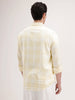 Slim Fit Checkered Shirt | Yellow