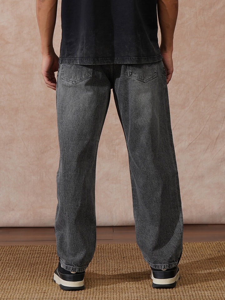 Casual Loose Fit Jeans | Grey