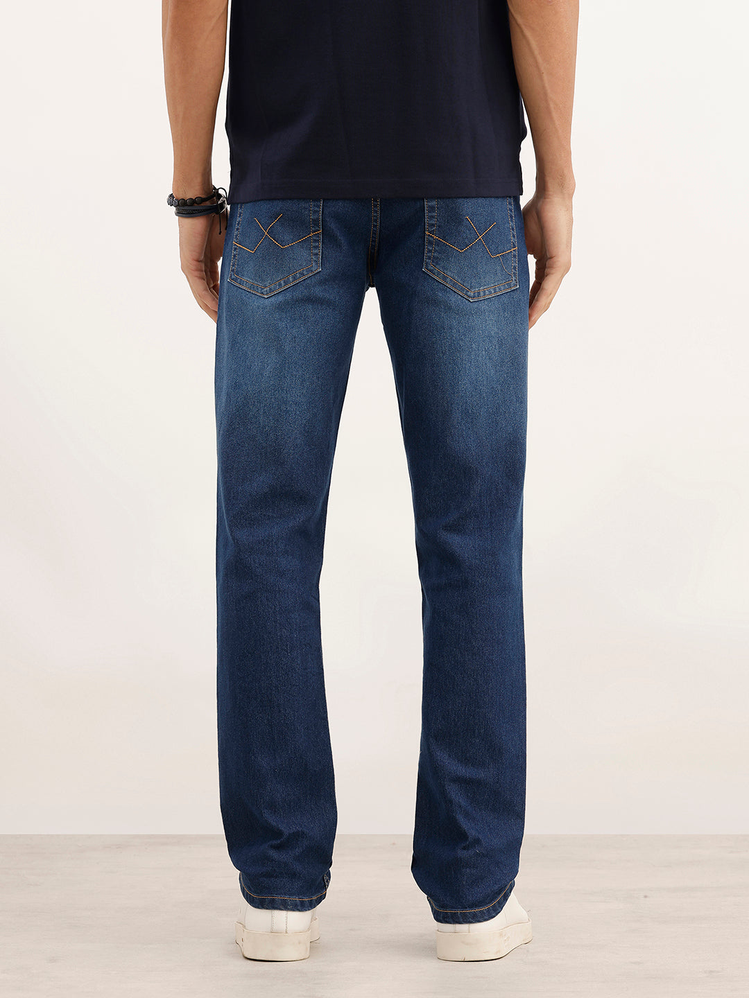 Solid Regular Fit Denim Jeans | Blue