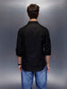 Men's Casual Slim Fit Shirt  | Black