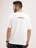 Solid HD Printed T-Shirt | White