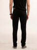 Solid Slim Fit Denim Jeans | Black